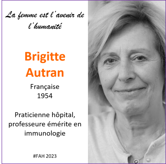 Brigitte Autran, professeure en immunologie