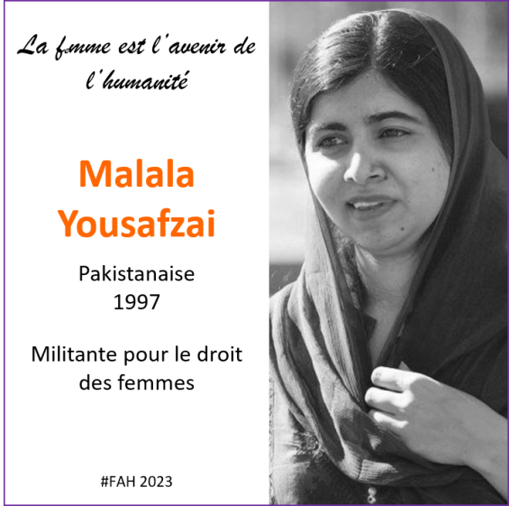 Malala Yousafzai militante féministe