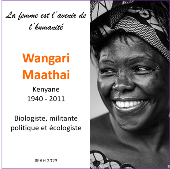 Wangari Maathai prix Nobel de la paix